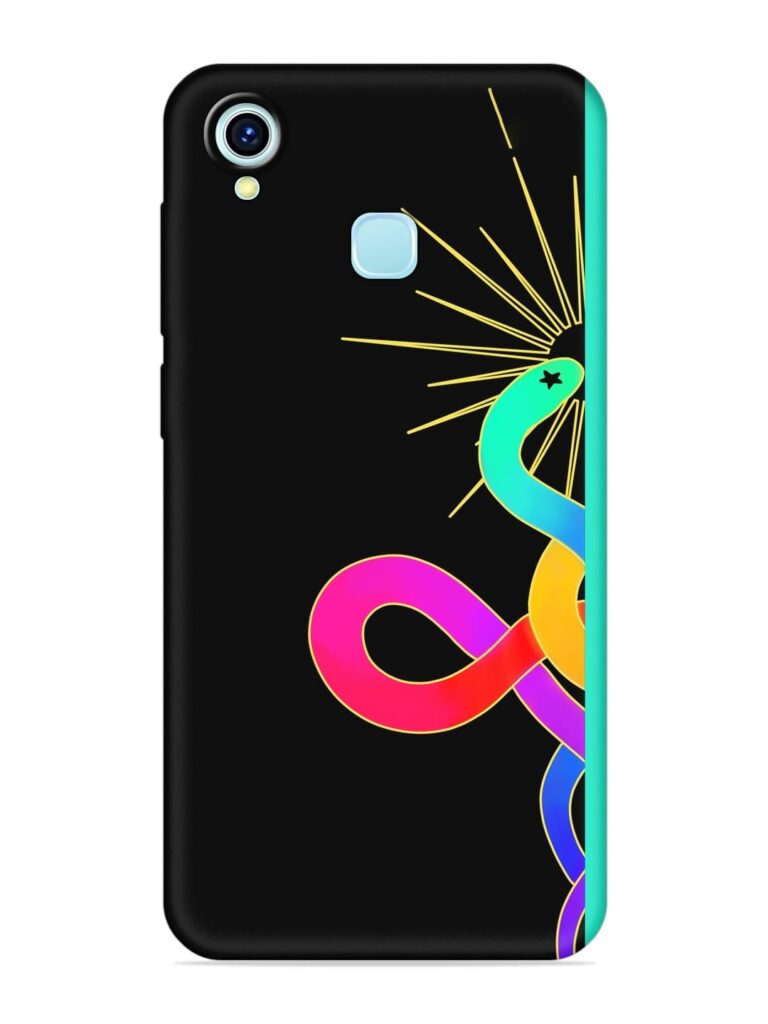 Art Geometric Abstraction Soft Silicone Case for Vivo Y1s Zapvi