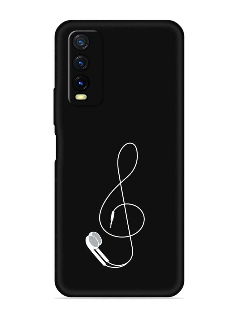 Music Earphone Vector Soft Silicone Case for Vivo Y20G Zapvi