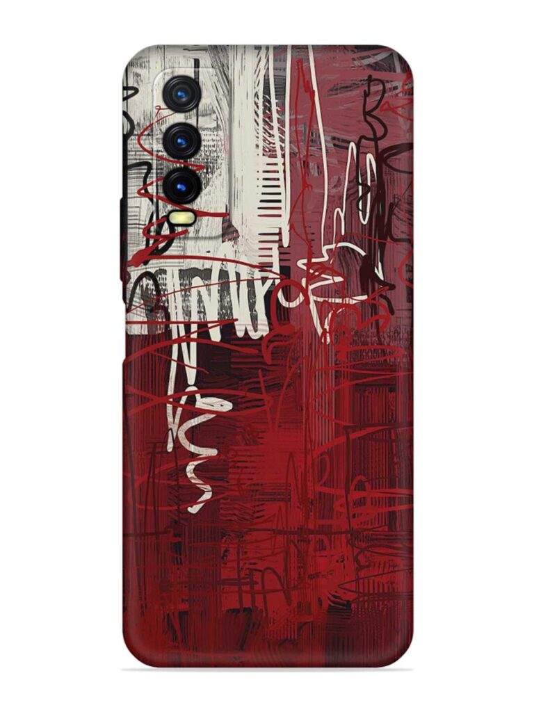 Abstract Background Art Soft Silicone Case for Vivo Y20i Zapvi
