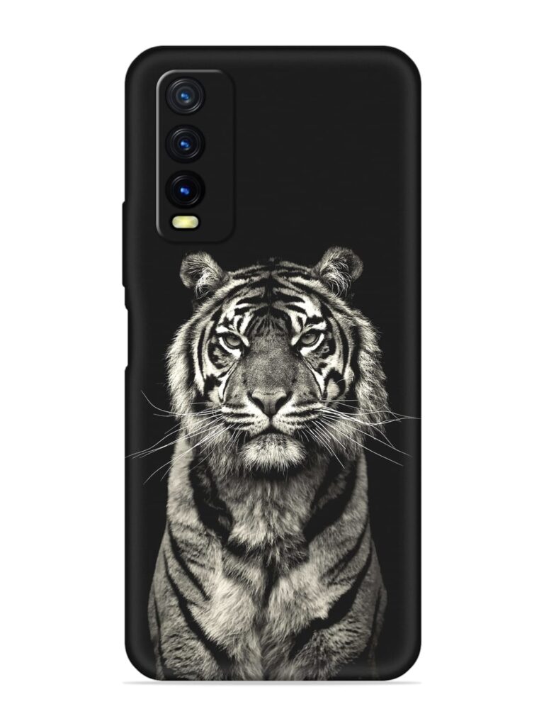 Tiger Art Soft Silicone Case for Vivo Y20i Zapvi