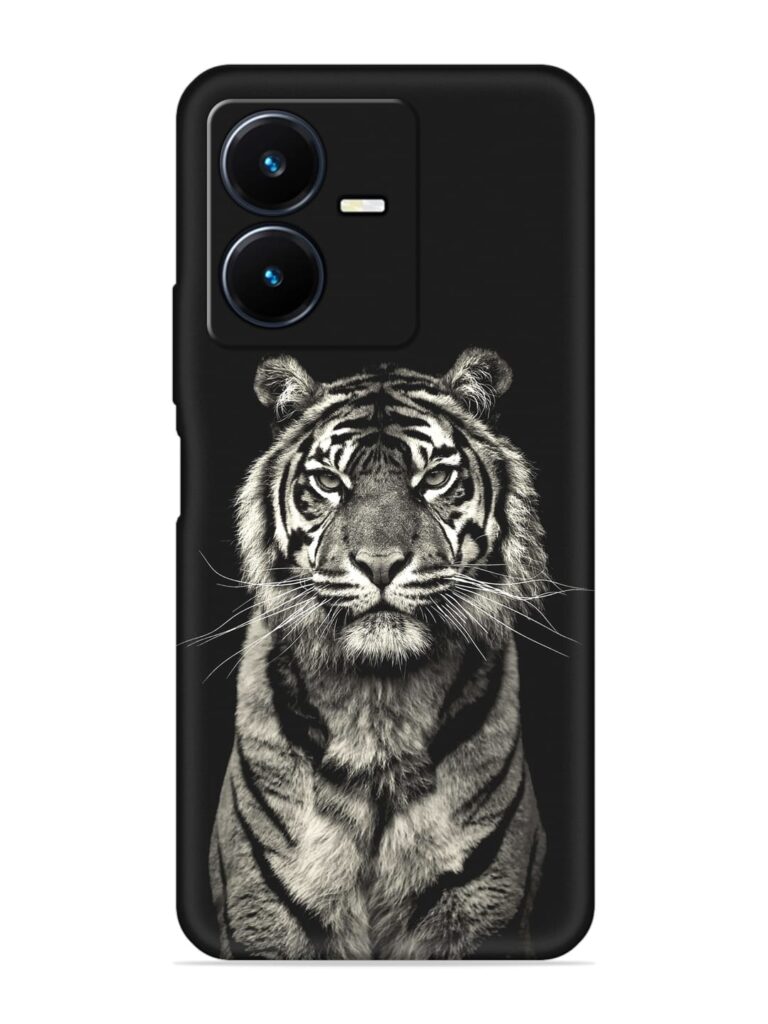 Tiger Art Soft Silicone Case for Vivo Y22 Zapvi