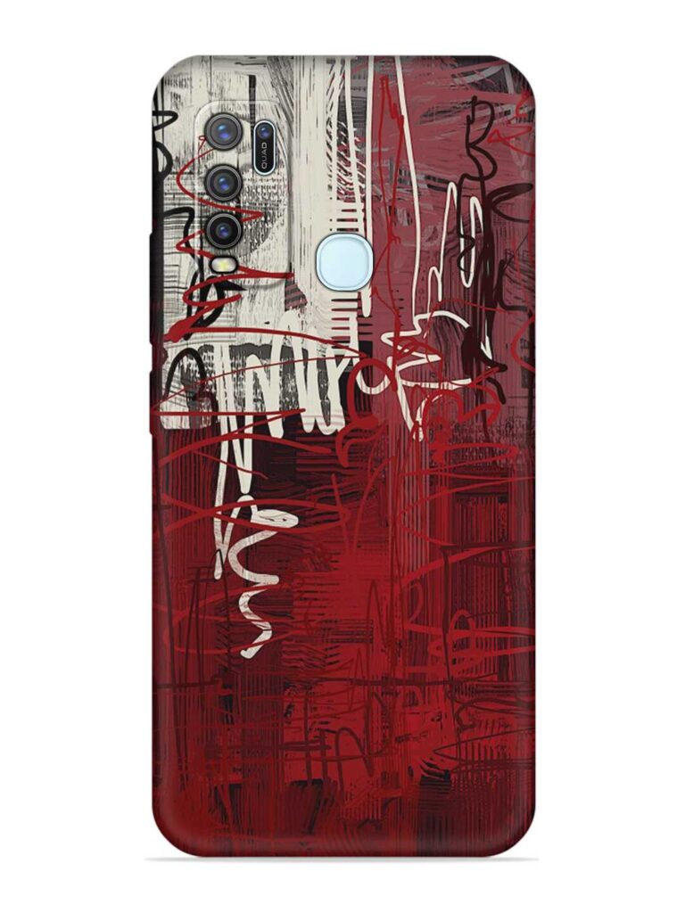 Abstract Background Art Soft Silicone Case for Vivo Y30 Zapvi