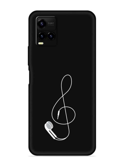 Music Earphone Vector Soft Silicone Case for Vivo Y33s Zapvi