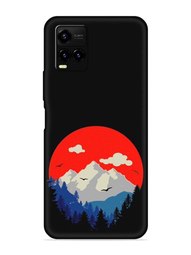 Mountain Abstract Soft Silicone Case for Vivo Y33s Zapvi