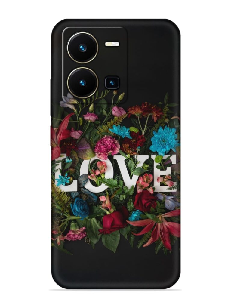 Lover Flower Art Soft Silicone Case for Vivo Y35 Zapvi