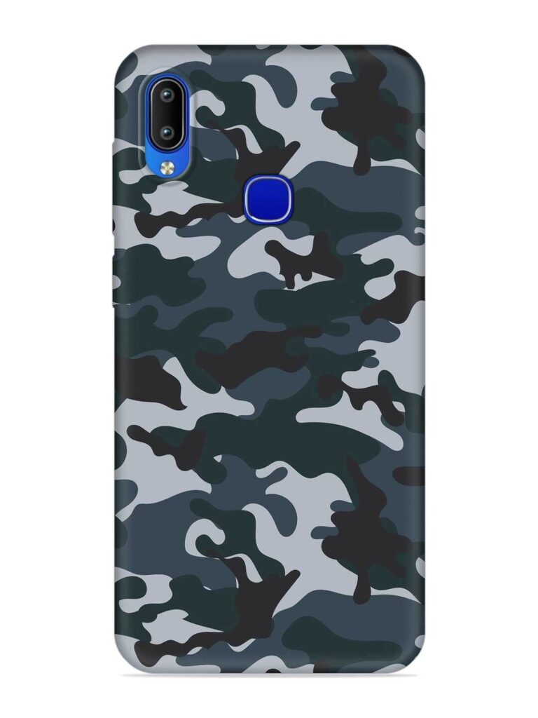 Dark Blue Army Military Art Soft Silicone Case for Vivo Y83 Pro Zapvi