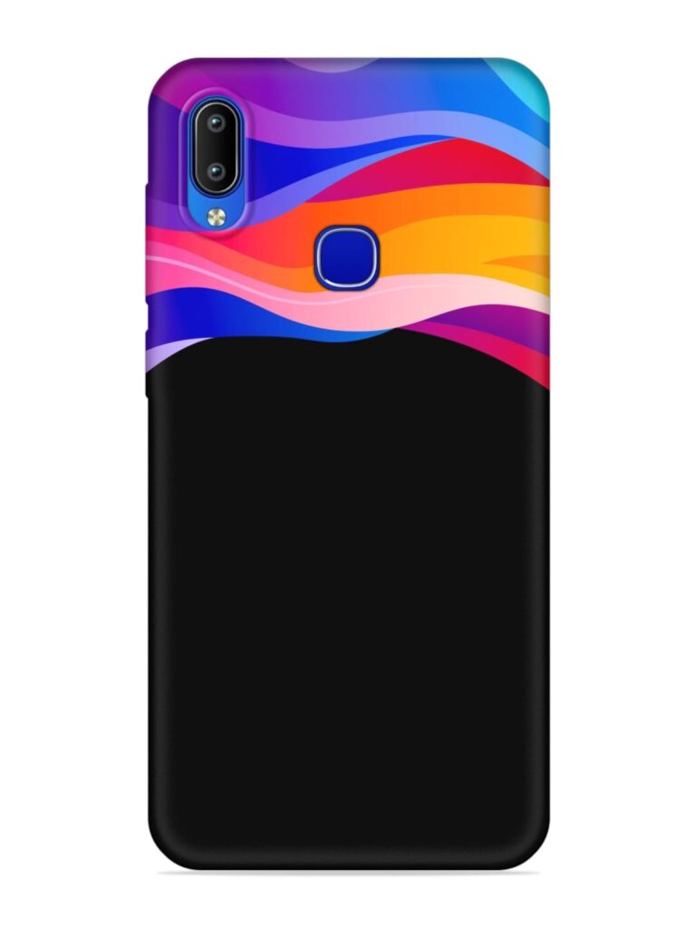 Vertical Abstract Soft Silicone Case for Vivo Y91 Zapvi