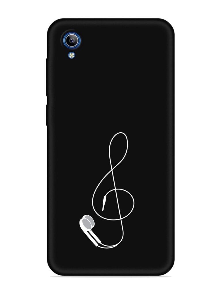 Music Earphone Vector Soft Silicone Case for Vivo Y91i Zapvi