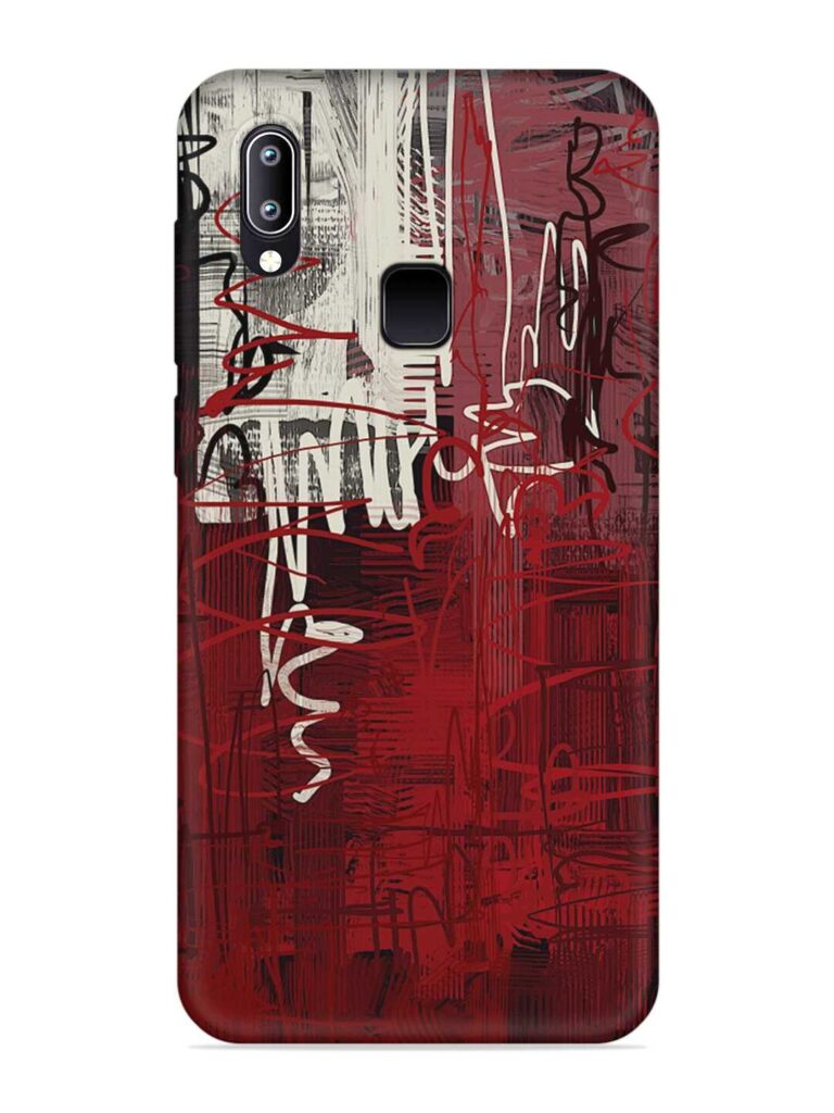 Abstract Background Art Soft Silicone Case for Vivo Y93 Zapvi