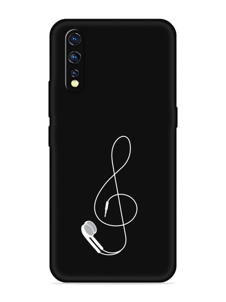 Music Earphone Vector Soft Silicone Case for Vivo Z1x Zapvi