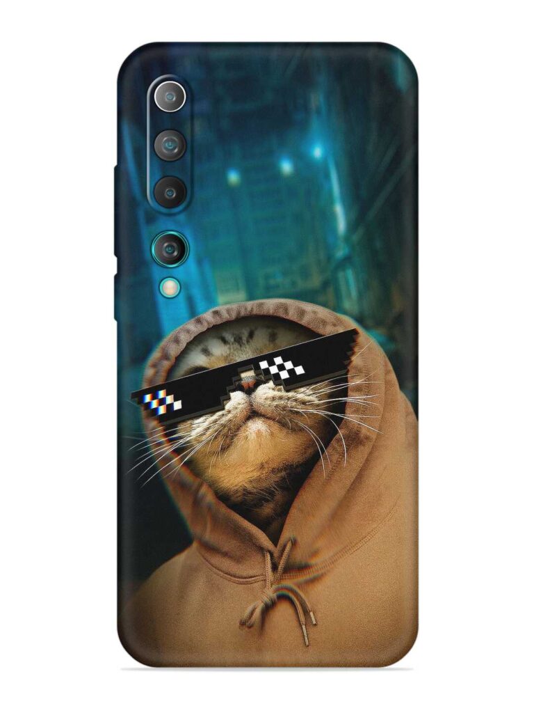 Thug Life Cat Soft Silicone Case for Xiaomi Mi 10 Zapvi