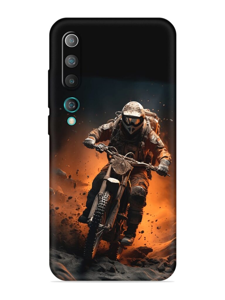 Motorcycle Stunt Art Soft Silicone Case for Xiaomi Mi 10 Zapvi