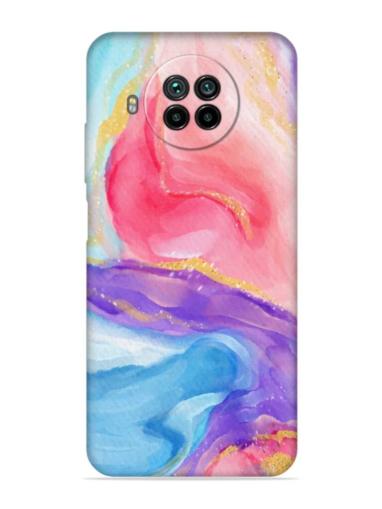 Watercolor Gradient Soft Silicone Case for Xiaomi Mi 10i (5G) Zapvi
