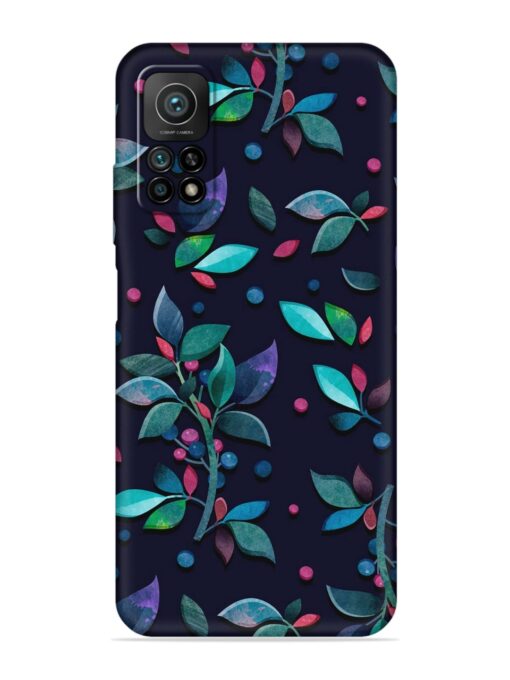 Decorative Watercolor Flower Soft Silicone Case for Xiaomi Mi 10T (5G) Zapvi