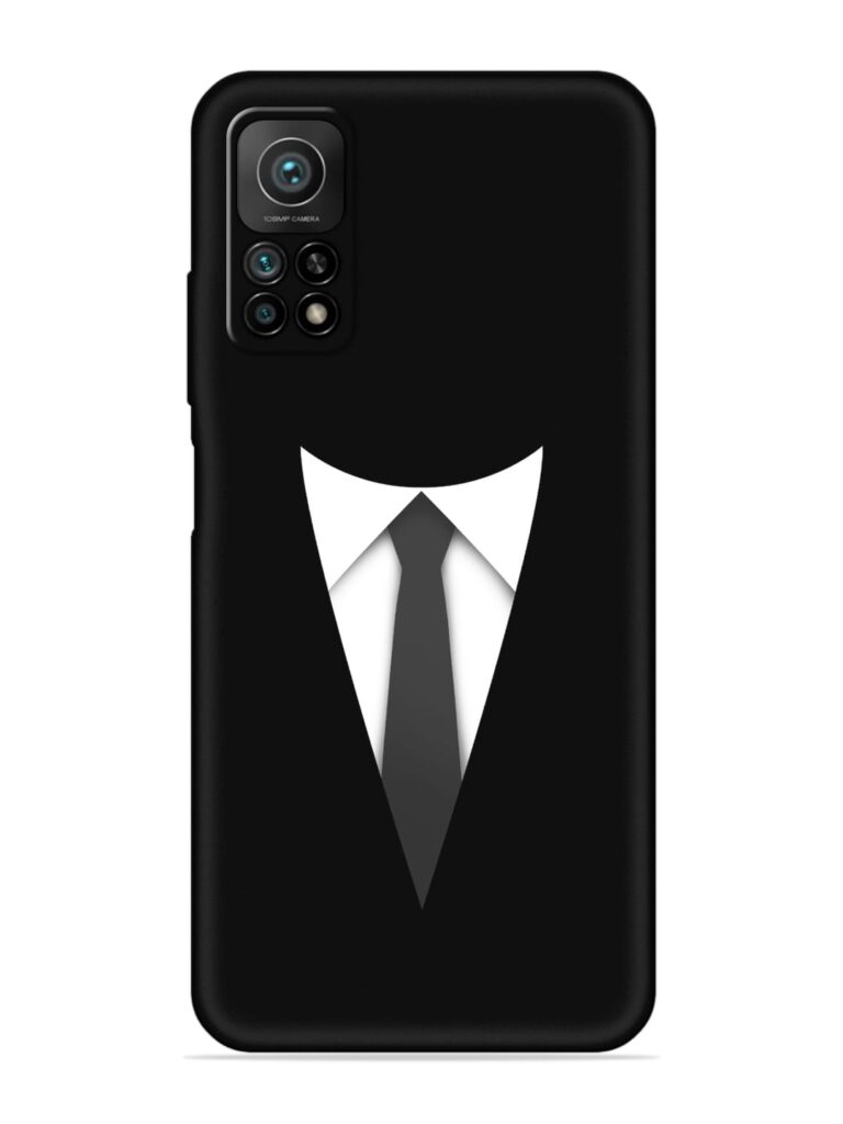 Dark Suit Soft Silicone Case for Xiaomi Mi 10T Pro (5G) Zapvi