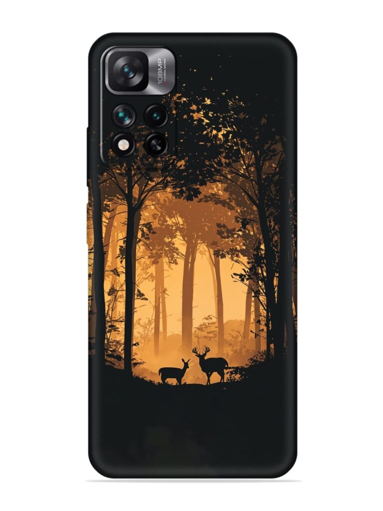 Northern Hardwood Forest Soft Silicone Case for Xiaomi Mi 11i HyperCharge (5G) Zapvi