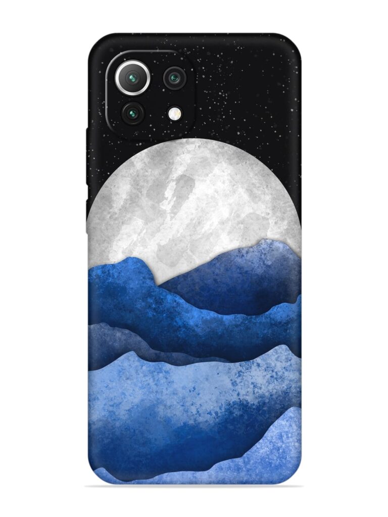 Full Moon Mountain Vector Soft Silicone Case for Xiaomi Mi 11 Lite Zapvi