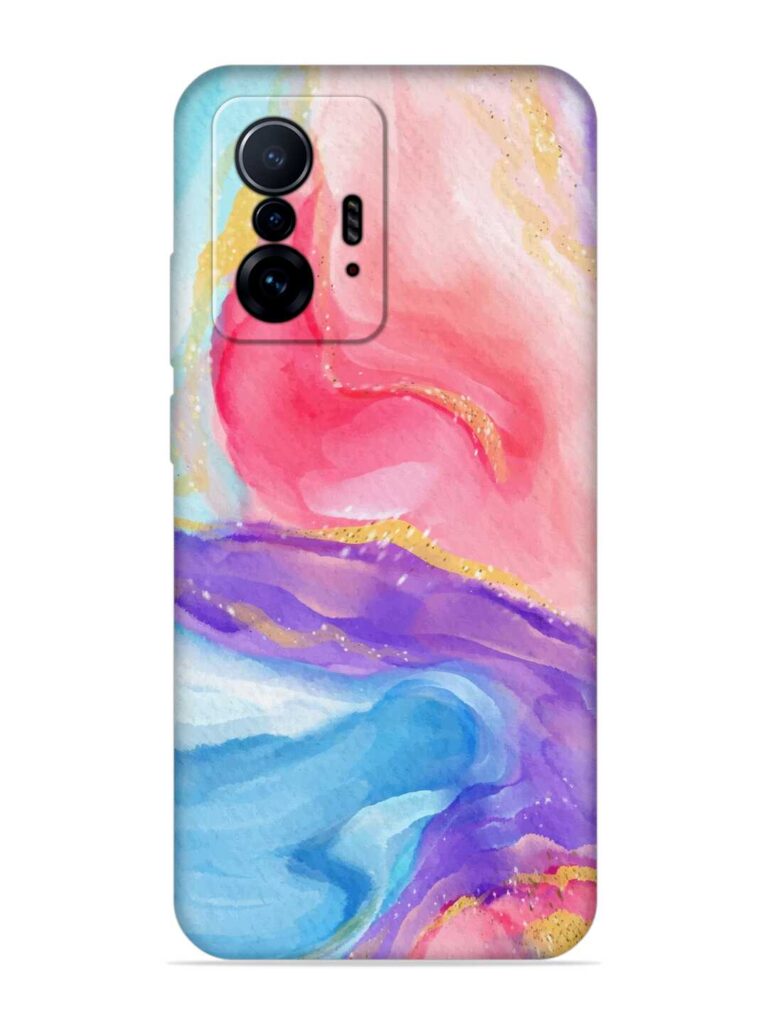 Watercolor Gradient Soft Silicone Case for Xiaomi Mi 11T Pro (5G) Zapvi