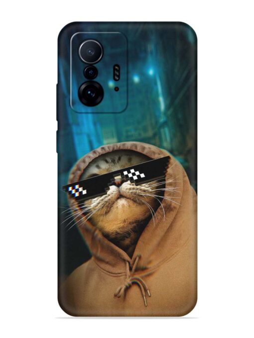 Thug Life Cat Soft Silicone Case for Xiaomi Mi 11T Pro (5G) Zapvi