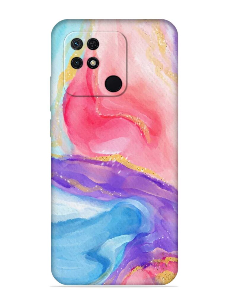 Watercolor Gradient Soft Silicone Case for Xiaomi Redmi 10 Zapvi