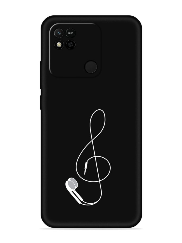 Music Earphone Vector Soft Silicone Case for Xiaomi Redmi 10A Zapvi