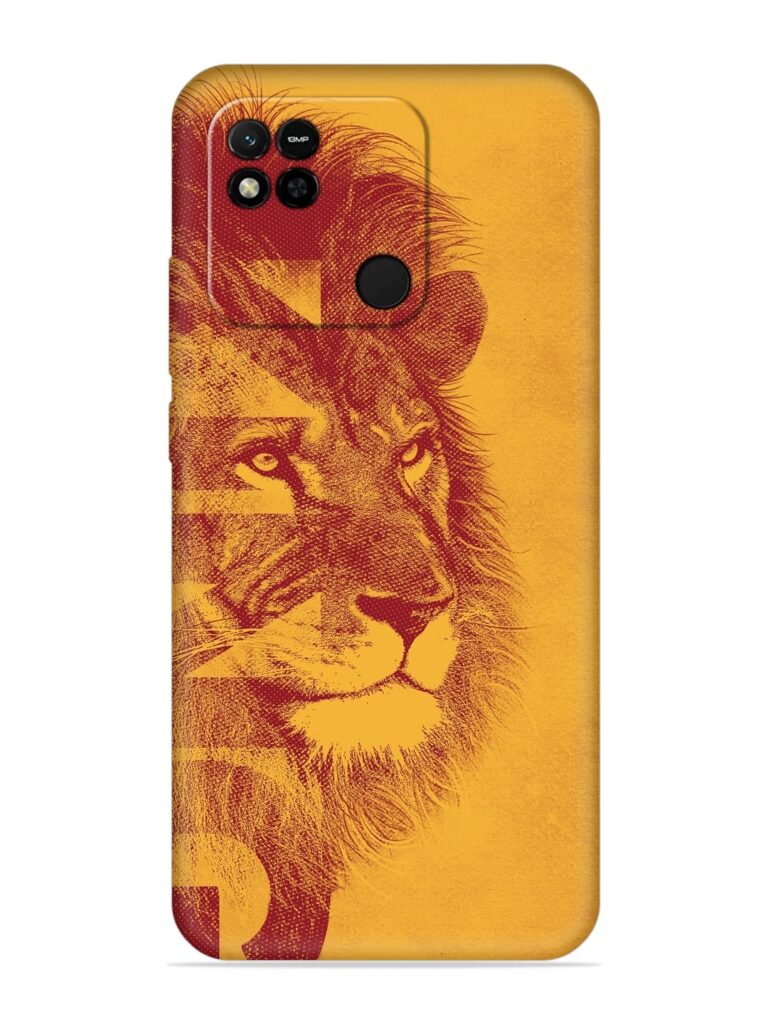 Gold Lion Crown Art Soft Silicone Case for Xiaomi Redmi 10A Zapvi