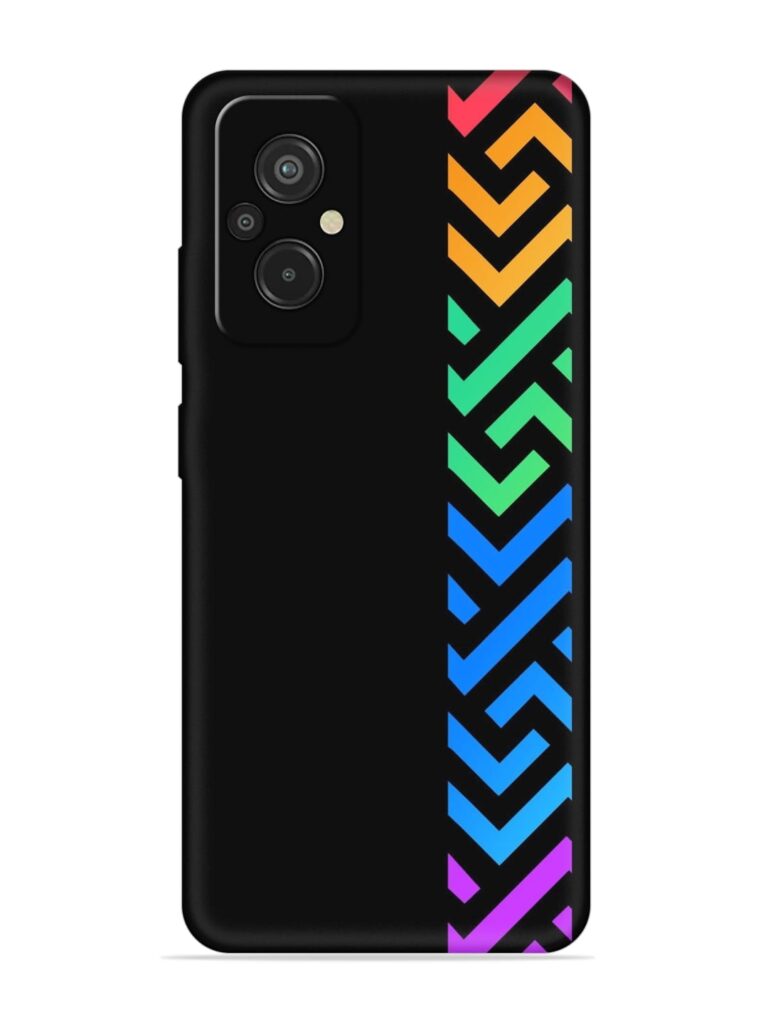 Colorshape Stripes Soft Silicone Case for Xiaomi Redmi 11 Prime (4G) Zapvi