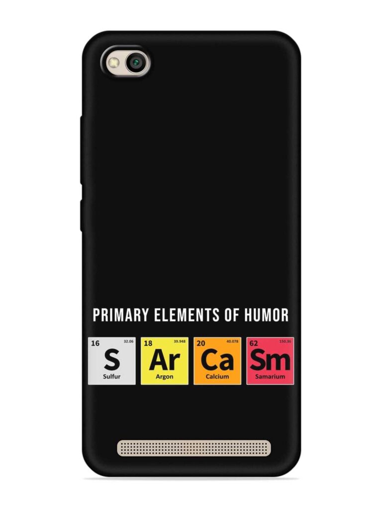 Primary Elements Humor Soft Silicone Case for Xiaomi Redmi 5A Zapvi