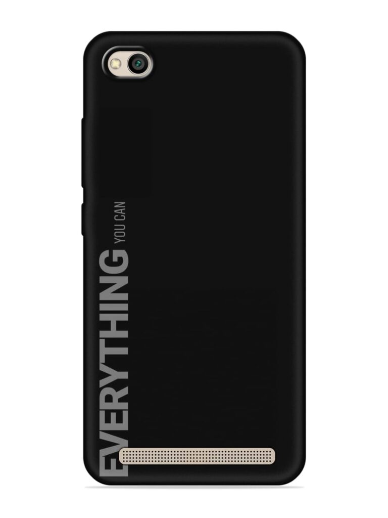 Everything You Can Soft Silicone Case for Xiaomi Redmi 5A Zapvi