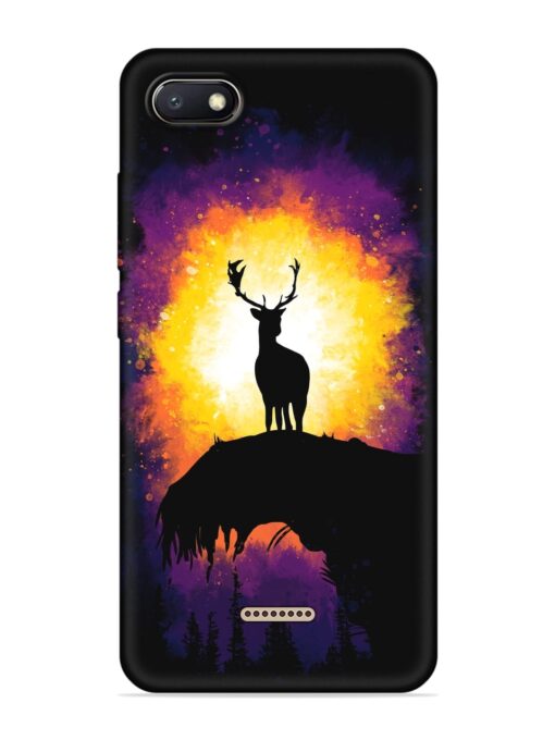 Elk Animal Art Soft Silicone Case for Xiaomi Redmi 6A Zapvi