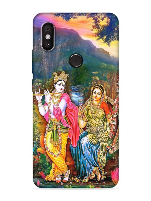 Radha Krishna Painting Soft Silicone Case for Xiaomi Redmi 6 Pro Zapvi