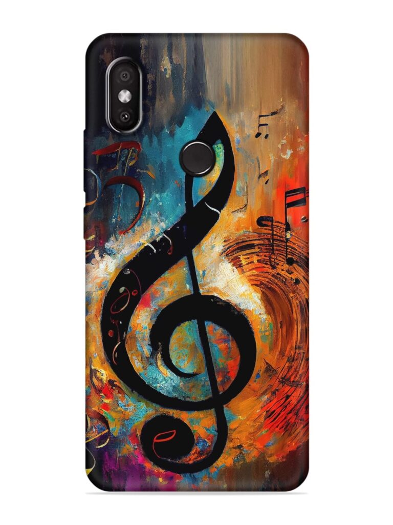 Music Notes Painting Soft Silicone Case for Xiaomi Redmi 6 Pro Zapvi