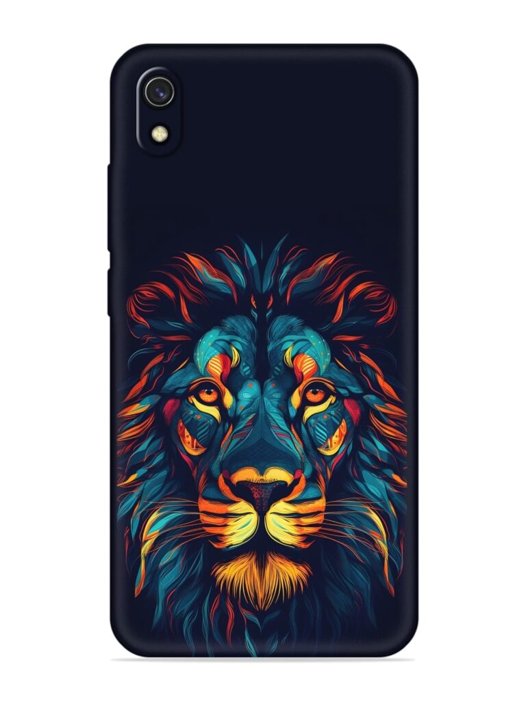 Colorful Lion Soft Silicone Case for Xiaomi Redmi 7A Zapvi