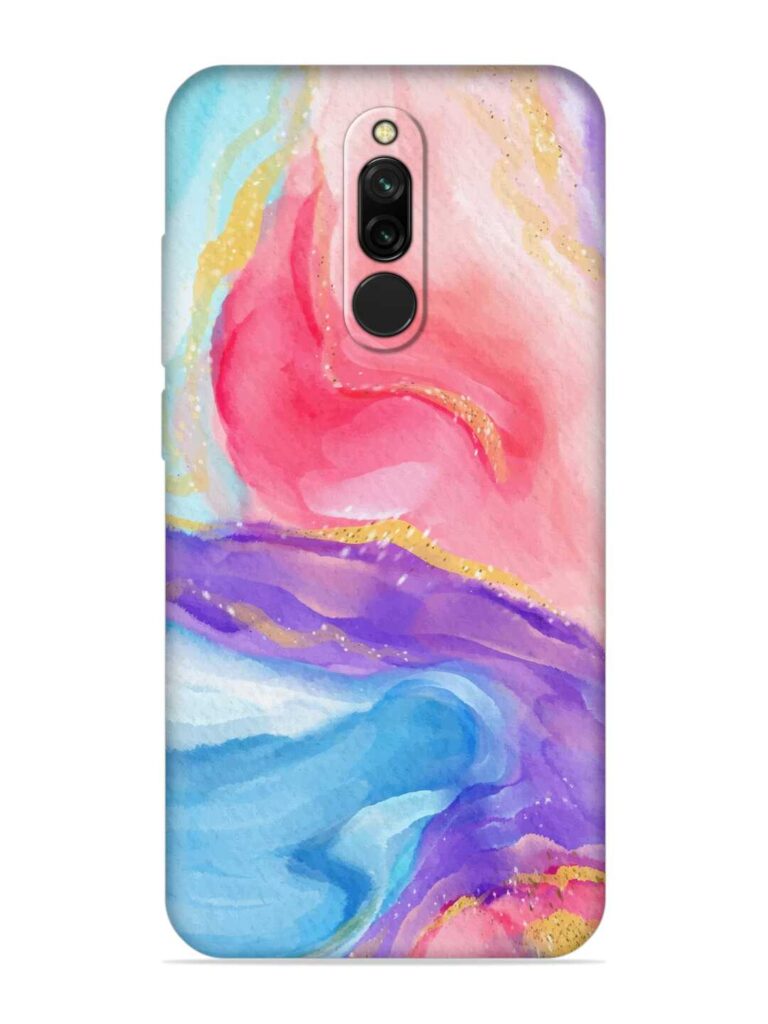 Watercolor Gradient Soft Silicone Case for Xiaomi Redmi 8 Zapvi