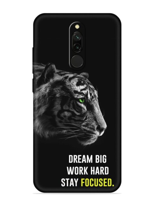 Dream Big Work Hard Soft Silicone Case for Xiaomi Redmi 8 Zapvi