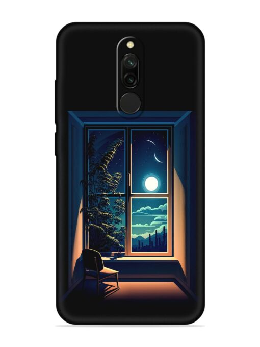 Night View At Window Soft Silicone Case for Xiaomi Redmi 8 Zapvi