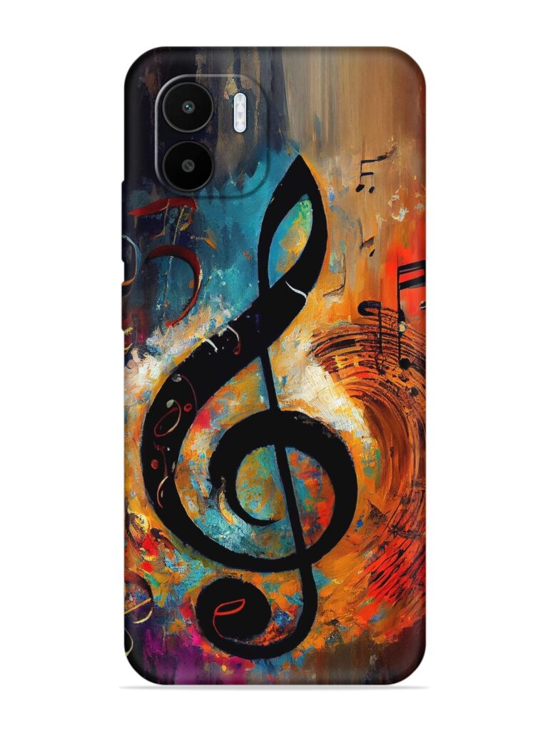 Music Notes Painting Soft Silicone Case for Xiaomi Redmi A1 (2022) Zapvi