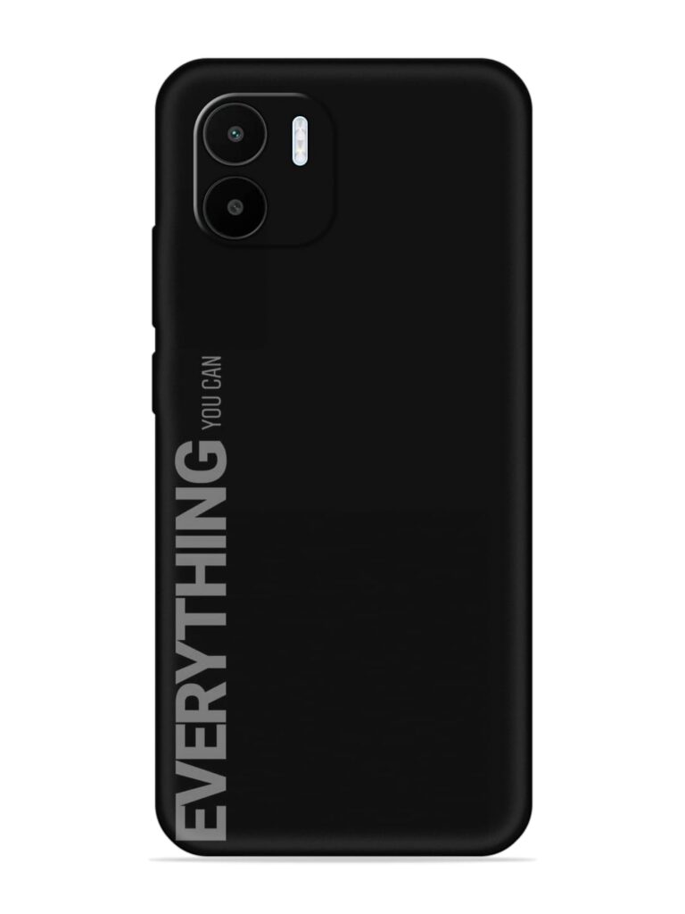 Everything You Can Soft Silicone Case for Xiaomi Redmi A1 (2022) Zapvi