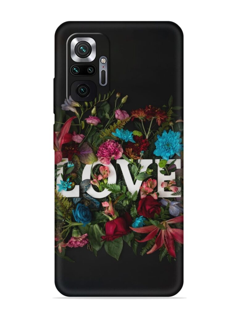 Lover Flower Art Soft Silicone Case for Xiaomi Redmi Note 10 Pro Max Zapvi
