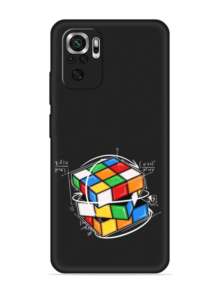 Cubik Vector Soft Silicone Case for Xiaomi Redmi Note 10s Zapvi