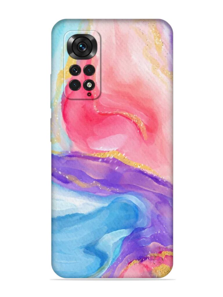 Watercolor Gradient Soft Silicone Case for Xiaomi Redmi Note 11 Pro (4G) Zapvi
