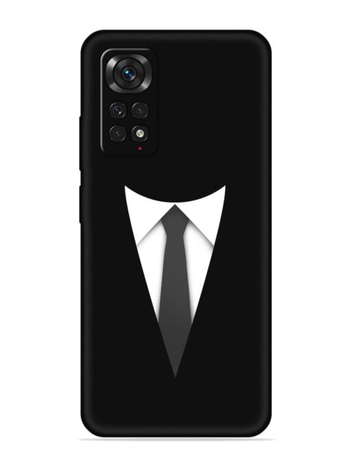 Dark Suit Soft Silicone Case for Xiaomi Redmi Note 11 Pro (4G) Zapvi