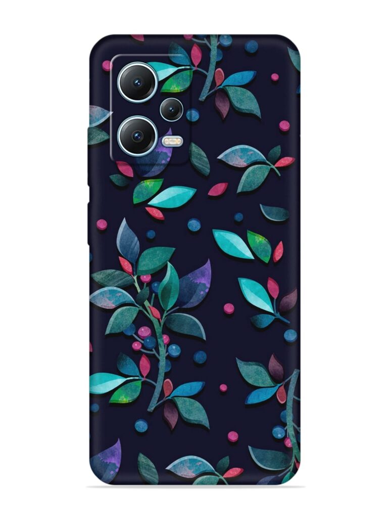 Decorative Watercolor Flower Soft Silicone Case for Xiaomi Redmi Note 12 Pro (5G) Zapvi