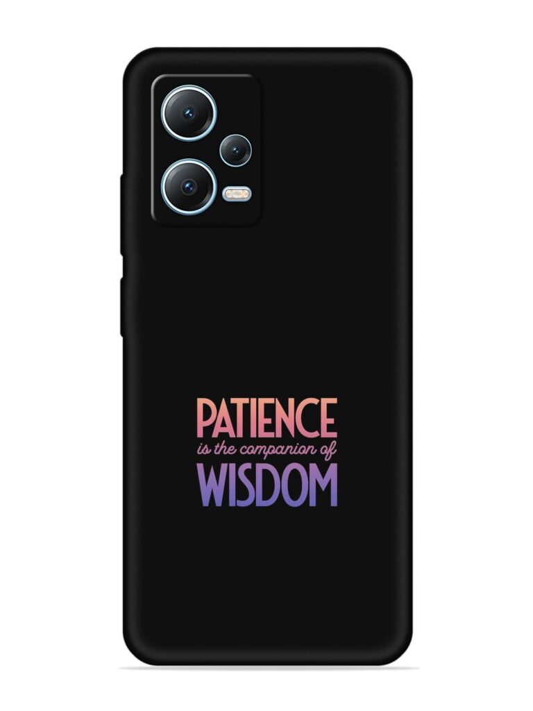 Patience Is The Soft Silicone Case for Xiaomi Redmi Note 12 Pro (5G) Zapvi