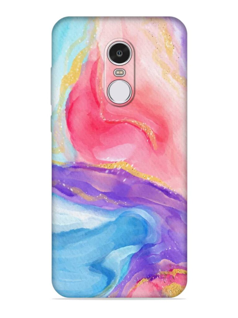 Watercolor Gradient Soft Silicone Case for Xiaomi Redmi Note 4 Zapvi