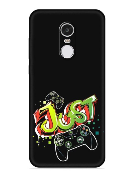 Graffiti Gamepad Illustration Soft Silicone Case for Xiaomi Redmi Note 4 Zapvi