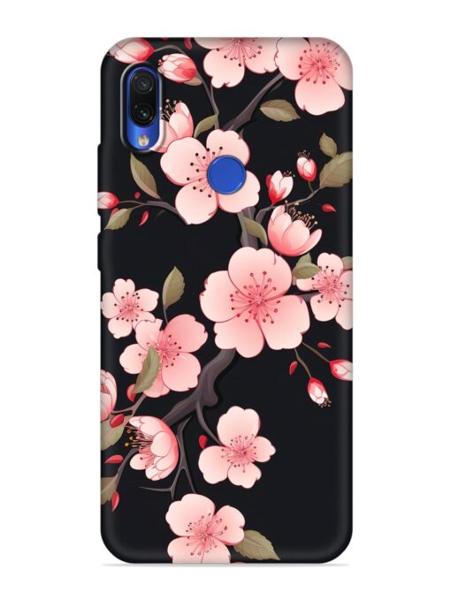 Cherry Blossom Soft Silicone Case for Xiaomi Redmi Note 7S Zapvi