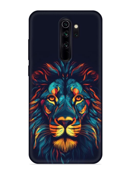 Colorful Lion Soft Silicone Case for Xiaomi Redmi Note 8 Pro Zapvi