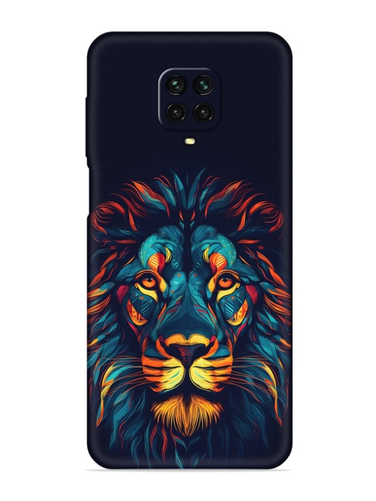 Colorful Lion Soft Silicone Case for Xiaomi Redmi Note 9 Pro Zapvi