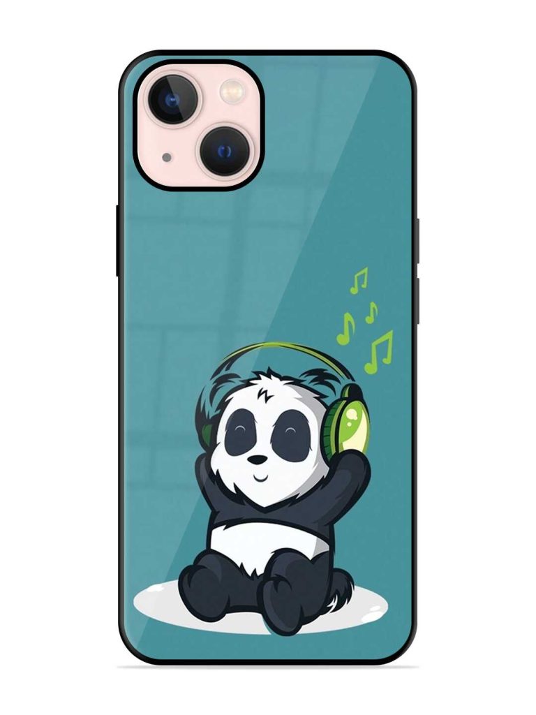 Music Panda Premium Glass Case for Apple Iphone 13 Mini Zapvi